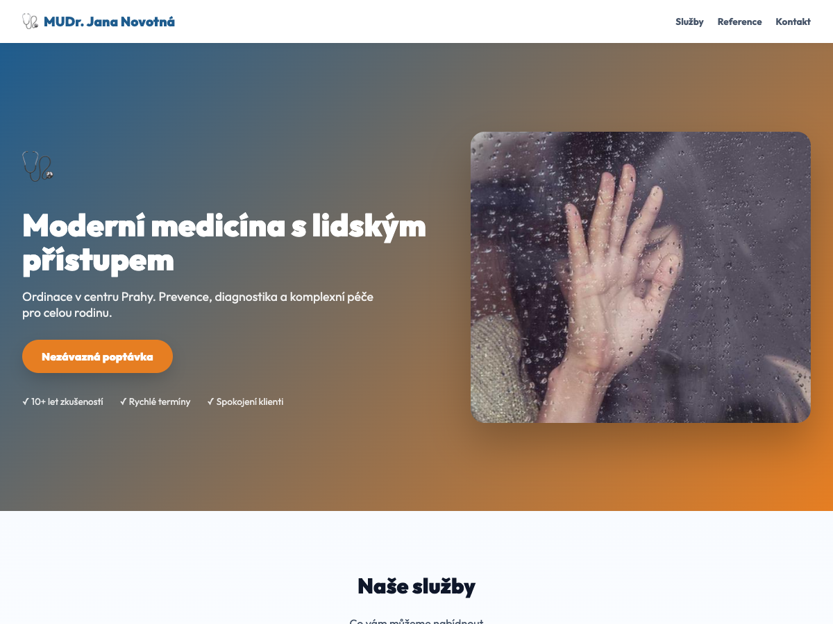 Web pro doktora