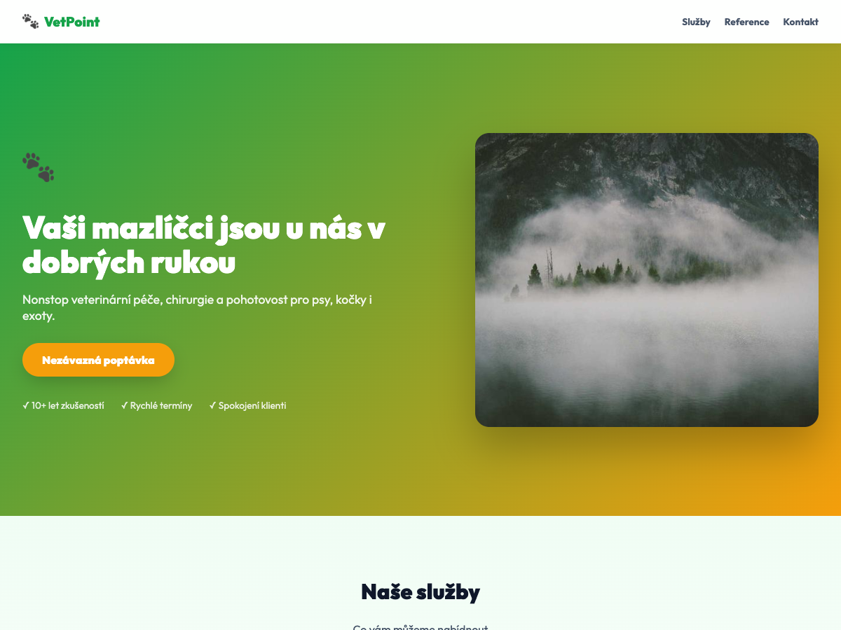 Web pro veterináře